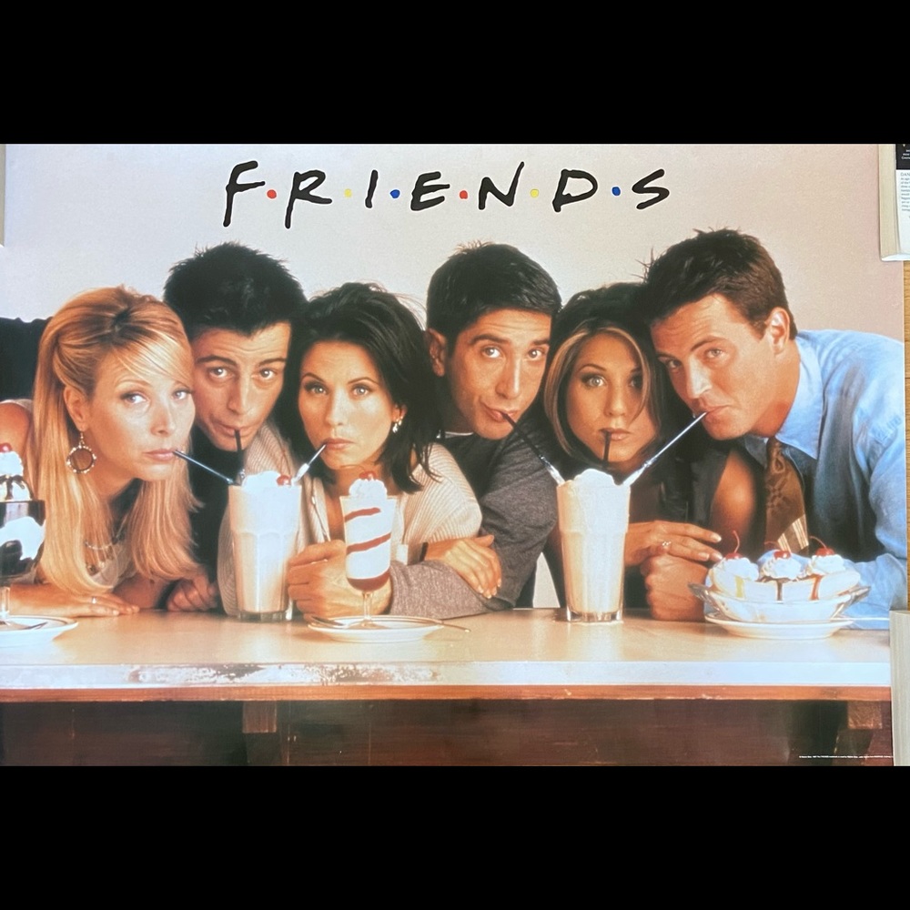 FRIENDS TV Show Milkshake poster